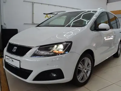 Gebraucht Seat Alhambra 177 PS (130 kW) 2015 Weiß Van / Kleinbus
