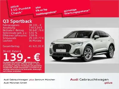 Gebraucht Audi Q3 Sportback Design 150 PS (110 kW) 2025 Tausilber metallic SUV