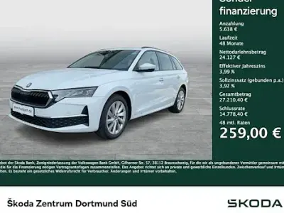 Gebraucht Skoda Octavia Selection 150 PS (110 kW) 2025 Moonweiss metallic Kombi