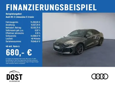 Neu Audi RS3 Sport 400 PS (294 kW) 2026 Grau Limousine