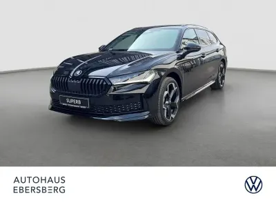 Neu Skoda Superb Sport 193 PS (141 kW) 2026 Schwarz Kombi