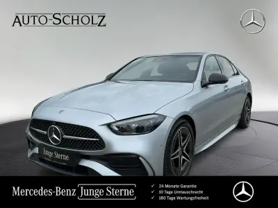 Używany Mercedes C200 AMG 204 KM (150 kW) 2024 Srebrny Sedan/Limuzyna