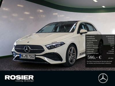 Gebraucht Mercedes A180 Advanced Plus 136 PS (100 kW) 2025 Weiss / polarweiß Limousine