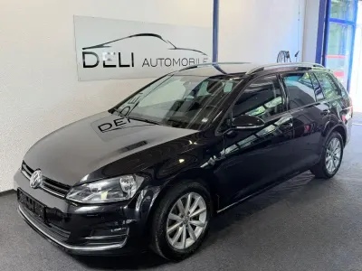 Gebraucht VW Golf VII LOUNGE 110 PS (80 kW) 2015 Schwarz Kombi