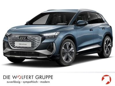 Gebraucht Audi Q4 e-tron S-Line 150 kW (204 PS) 2023 Geysirblau metallic SUV
