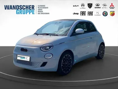 Gebraucht Fiat 500e La Prima 86 kW (118 PS) 2023 Blaubeige Cabrio