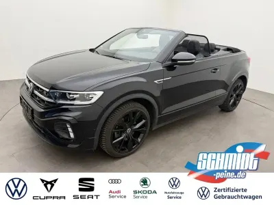Gebraucht VW T-Roc Cabriolet R-line 150 PS (110 kW) 2022 Schwarz Cabrio