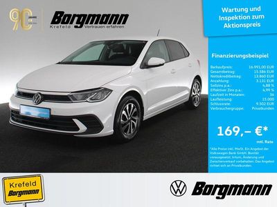 Gebraucht VW Polo Active 95 PS (69 kW) 2023 Weiss / pure white Kleinwagen