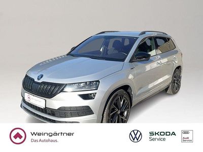 Usata Skoda Karoq SportLine 190 CV (139 kW) 2021 Argento SUV