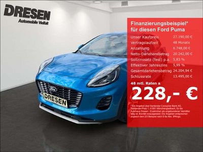 Nowe Ford Puma Titanium 125 KM (91 kW) 2025 Niebieski SUV