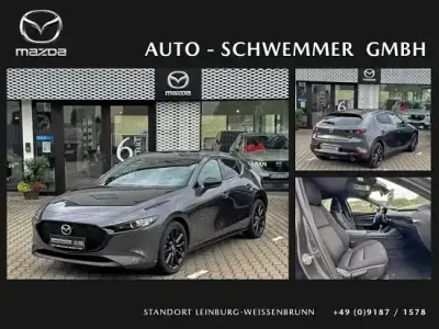 Gebraucht Mazda 3 Homura-Line 150 PS (110 kW) 2023 Machine grey (metallic) Limousine