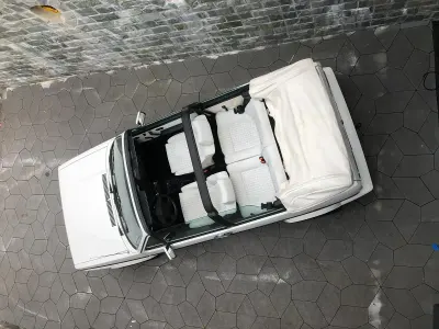 Gebraucht VW Golf Cabriolet 95 PS (69 kW) 1989 Weiß Cabrio