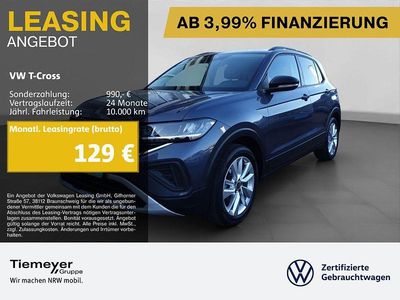 Gebraucht VW T-Cross Goal 95 PS (69 kW) 2025 Grau SUV