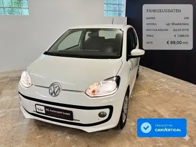 Gebraucht VW up! move up! 60 PS (44 kW) 2016 Weiß Kleinwagen