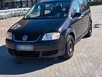 Gebraucht VW Touran 102 PS (75 kW) 2006 Schwarz Van / Kleinbus