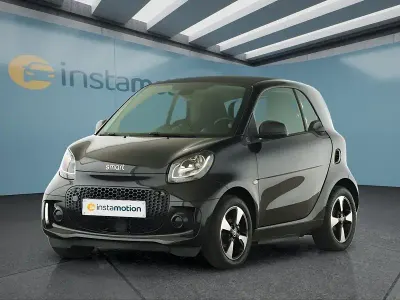 Gebraucht Smart ForTwo Coupé 60 kW (82 PS) 2021 Schwarz Kleinwagen