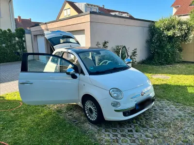 Gebraucht Fiat 500 Lounge 69 PS (50 kW) 2012 Weiß Limousine