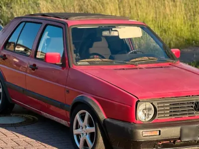 Gebraucht VW Golf II 1991 Rot Kleinwagen
