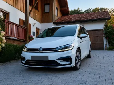 Gebraucht VW Touran R-line 150 PS (110 kW) 2017 Weiß Van / Kleinbus