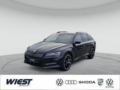 Schwarz Gebraucht 2022 Skoda Superb SportLine Kombi | 24.380 € (Guter Preis)