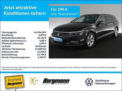 Grau / mangangrau Gebraucht 2022 VW Passat Elegance Kombi | 24.994 € (Etwas zu teuer)