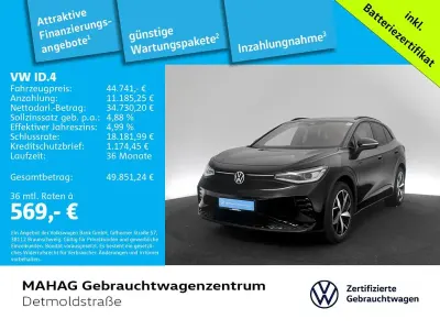 Gebraucht VW ID.4 GTX 250 kW (340 PS) 2024 Schwarz SUV