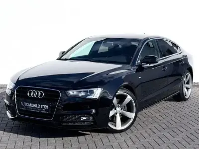 Używany Audi A5 Sportback S-Line 150 KM (110 kW) 2017 Czarny Hatchback