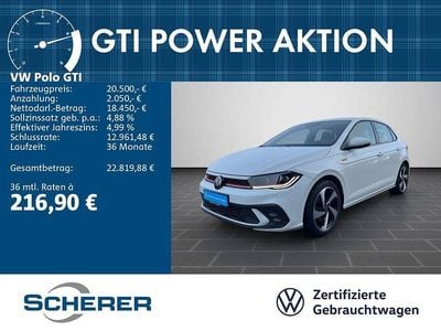 Pure white Gebraucht 2022 VW Polo GTI Limousine | 20.500 € (Guter Preis)