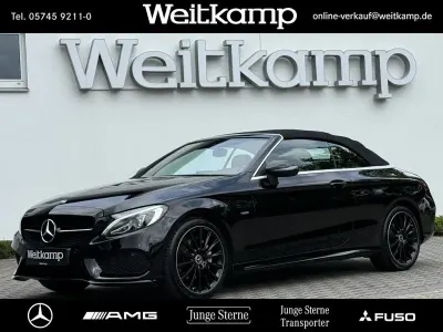 Gebraucht Mercedes C180 AMG Edition 1 156 PS (114 kW) 2017 Unilack schwarz Cabrio