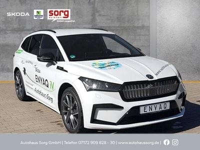 Brugt Skoda Enyaq iV SportLine 210 kW (286 HK) 2024 Hvid SUV