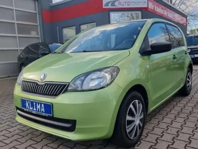 Gebraucht Skoda Citigo 60 PS (44 kW) 2013 Hellgruen (metallic) Kleinwagen