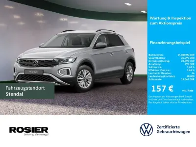 Gebraucht VW T-Roc Life 116 PS (85 kW) 2024 Silber / pyrit silber SUV
