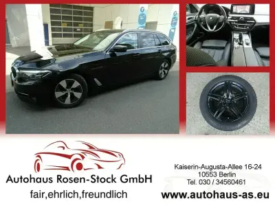 Gebraucht BMW 520 Sport Line 190 PS (139 kW) 2021 Black sapphire met (metallic) Kombi
