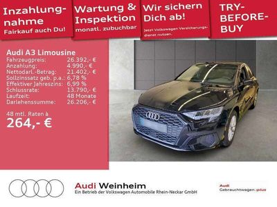 gebraucht Audi A3 Limousine 35 TFSI S-tronic LED Navi Einparkhilfe uvm