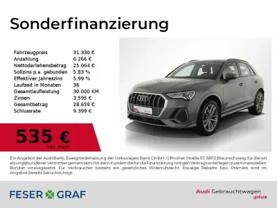 Usata Audi Q3 S-Line 190 CV (139 kW) 2022 Grigio SUV