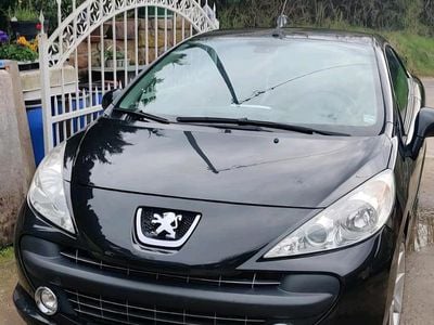 Usata Peugeot 207 CC Roland Garros 120 CV (88 kW) 2009 Nero Cabrio