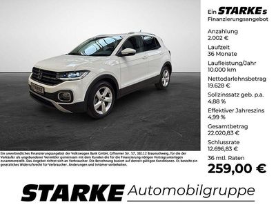 Gebraucht VW T-Cross Style 110 PS (80 kW) 2022 Weiß SUV