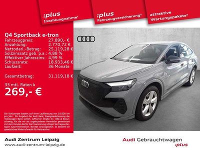 Kieselgrau Gebraucht 2022 Audi Q4 Sportback e-tron Ambiente SUV | 27.890 € (Fairer Preis)