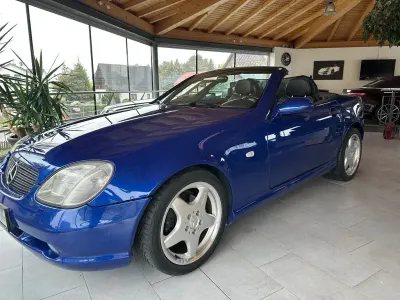 Gebraucht Mercedes SLK230 AMG 193 PS (141 kW) 1997 Blau Cabrio
