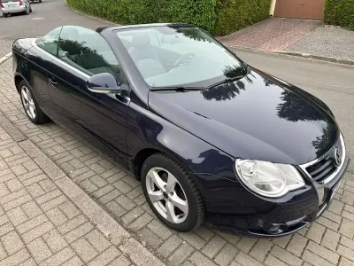 Brugt VW Eos 116 HK (85 kW) 2007 Blå Cabriolet