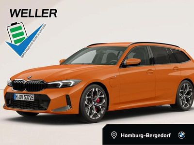 Gebraucht BMW 330e M Sport 292 PS (214 kW) 2024 Sonderlackierung feuerorange (orange) Kombi