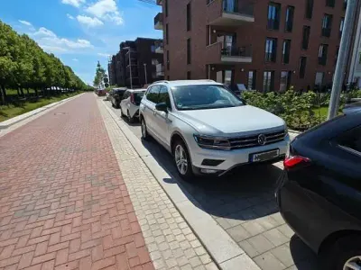Gebraucht VW Tiguan Allspace Highline 200 PS (147 kW) 2021 Weiß SUV