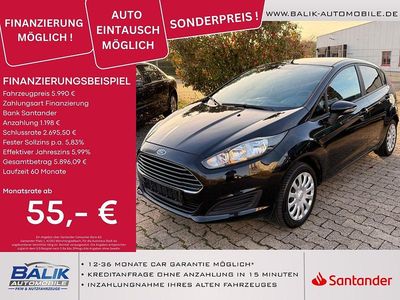 Gebraucht Ford Fiesta Trend 80 PS (58 kW) 2014 Schwarz Kleinwagen