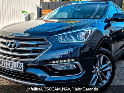 Usata Hyundai Santa Fe Premium 200 CV (147 kW) 2016 Blu SUV