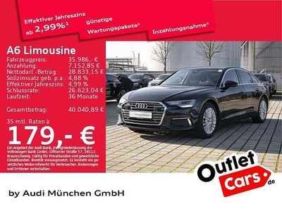 Gebraucht Audi A6 Design 265 PS (194 kW) 2023 Firmamentblau metallic Limousine