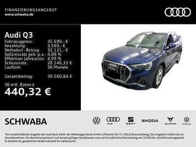 Navarrablau metallic Gebraucht 2023 Audi Q3 S-Line SUV | 35.390 € (Fairer Preis)