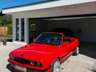 Gebraucht BMW 320 Cabriolet Basis 150 PS (110 kW) 1989 Rot Cabrio
