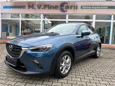 Gebraucht Mazda CX-3 Exclusive-Line 121 PS (88 kW) 2019 Blau SUV