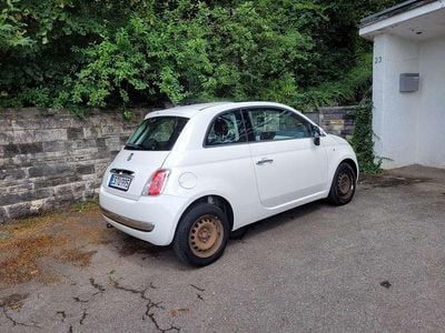 Gebraucht Fiat 500 Lounge 95 PS (69 kW) 2010 Weiß Kleinwagen