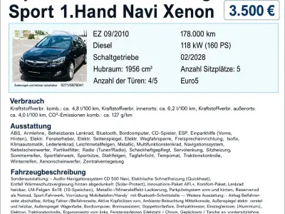 Gebraucht Opel Astra 160 PS (117 kW) 2010 Schwarz Kleinwagen